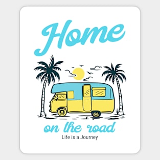 Home on the road Magnet